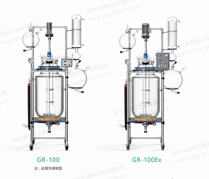 長城科工貿玻璃反應釜材質